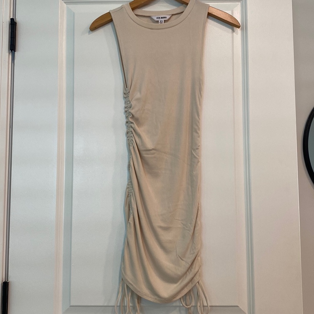 Ruched summer dress by Steve Madden